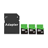 KEXIN 16GB Micro SD Karte 3 Stück UHS-I MicroSDHC Speicherkarte bis zu 80 MB/s (Class 10...