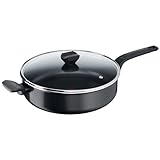 Tefal Easy Cook & Clean Schmorpfanne 28 cm, Antihaftbeschichtung, Thermo-Signal...