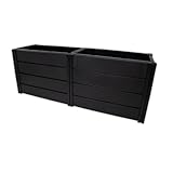 KHW | Hochwertiges Hochbeet | Demeter XL | schmal | platzsparend | 158 × 44 × 61 cm -...