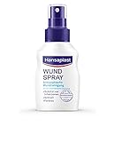 Hansaplast Wundspray (50 ml), zur antiseptischen Wundreinigung durch mechanische Spülung,...