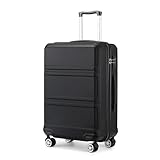 KONO Handgepäck Koffer Trolleys 55cm Leicht Hartschalenkoffer Reisekoffer mit 4 Rollen...