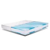 EGO HOME Matratze 180x200 Härtegrad H3 23cm - ergonomische 7-Zonen Hochwertige...
