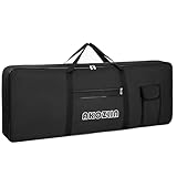 AKOZLIN Tragbare gepolsterte Tastatur-Tasche mit 88 Tasten, Maße: 137,4 x 17 x 33,5 cm,...