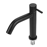 LESANGBAIHUODIAN G1/2 Zoll schwarze Küchenspüle Wasserhahn Edelstahl Waschtischarmaturen...