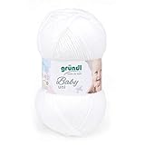 Gründl Baby uni Wolle (OEKO-TEX zertifizierte Wolle, strapazierfähig und...