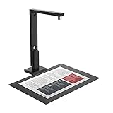 CZUR Lens Pro 12 MP Tragbarer Dokumentenscanner, schneller USB-Scanner...