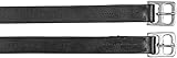 Kerbl 32639/1 Steigbügelriemen f. Kinder, 130cm, schwarz