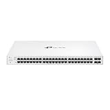 TP-Link Festa FS352GP 52-Port Gigabit Switch, 48× Gigabit 802.3af/at PoE+ Ports, 4×...