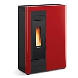 Extraflame X1282600 Virna Idro wasserführender Pelletofen Bordeaux/A++