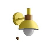 LOLPALONE 1 Stück Nordic Minimalist Modern Schlafzimmer Nachttischlampe Macaron Wandlampe...