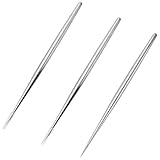 WEBEEDY 3 Stück Edelstahl-Detailnadeln, Werkzeug, Töpferei, Modellierung,...