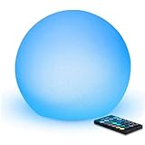 Mr.Go 6' LED Lampe Kugel Leuchte, Wiederaufladbare Nachtlicht Tischlampe mit...