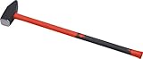 Meister Vorschlaghammer - 4 kg Kopfgewicht - Vibrationsarmer Fiberglas-Stiel - Gehärteter...
