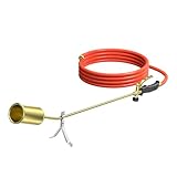 Wiltec Unkrautbrenner bis 1850°C Gasbrenner mit 80kW, Abflammgerät für...
