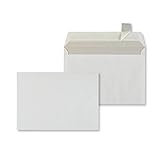 1000 Briefumschläge DIN C6 114x162 mm haftklebend ohne Fenster Briefhüllen 100542