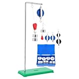 CLISPEED Physik-Riemenscheiben-Set Flaschenzug Physik-Experimente Physik-Labor-Sets...