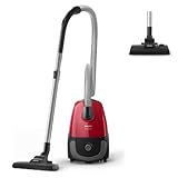 Philips Series 2000 Staubsauger mit Beutel – 900-W-Staubsauger mit Allergiefilter, 9 m...