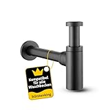Bürstenking Universal Design Siphon, für Waschbecken und Waschtisch, einfache...