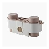 Zahnbürstenhalter, Wandmontage, automatischer Zahnpastaspender, Wandmontage,...