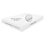 Crownmiller Matratze Lord 90x200 cm mittel, 7-Zonen, ca.14,5 cm hoch, Bezug...