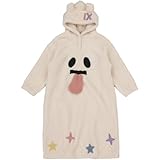 Abbdbd Langer Schlafanzug Kapuze Und Kleinem Geist, Lustiges Cartoon-Nachthemd Aus...