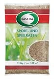 Rasetta Rasensamen Grassamen Rasenmischungen (Sport-u. Spielrasen, 1 kg (ca. 40qm))