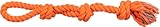 TRIXIE Spieltau für Hunde, mit 3 Knoten, 3275, 60 cm, orange, mit Handschlaufe, zum...