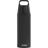 SIGG - Edelstahl Trinkflasche - Shield ONE Black - Für Kohlensäurehaltige...