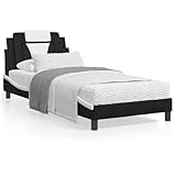 Homgoday Bettgestell mit Kopfteil Doppelbett Einzelbett Jugendbett Gästebett...