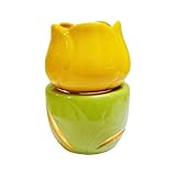 Duftlampe für Duftöl | Schicke Blumenform Wachsschmelzbrenner | Blumenduftwärmer...