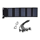 Tragbares Solarladegerät Faltbare Camping Travel Solar Power Panel mit Datenleitungsklage...