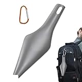 Camping-Schaufel, leichte Titan-Schaufel für Wandern und Überleben, Sportausrüstung...