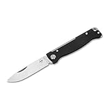 BÖKER PLUS® Atlas Black Taschenmesser - 2 Hand Vollmetall Klappmesser mit...
