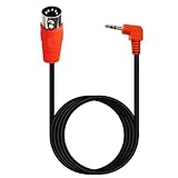 Mumuve 3,5 mm 90 gebogener Soundstecker auf großen DIN 5-poligen Adapterkabel für...