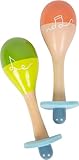 small foot Maracas 'Groovy Beats' aus Holz, Instrument für Kinder, für...