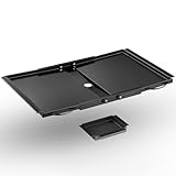 Mutool Ersatz-Fettschale, Grill-Tropfschale mit Auffangwanne für 4/5-Brenner-Gasgrill,...