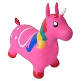 TE-Trend B-Ware Hüpftier Rosa Einhorn Pferde Spielzeug Hüpfpferd Hüpfball Unicorn Pferd...