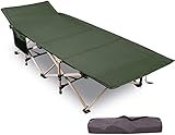 campMax Feldbett Campingbett Kappbar, Max Statische Belastbarkeit 226kg，XXL...