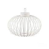 Licht-Erlebnisse LED Akku Tischleuchte Metall Weiß IP44 Balkon Wohnzimmer Schlafzimmer...