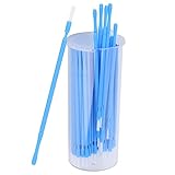 RASTKY 100 Stück Gleichmäßig Aufgetragener Fluorid-Applikatorpinsel Zum Aufhellen und...