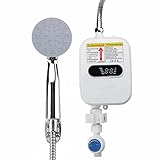 Trintion Gasdurchlauferhitzer 3500W Tragbare Camping Dusche mit Edelstahlheizung - Mini...