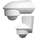 Grothe 5167041 Bewegungsmelder Grad 230 V, Aufputz, IP55, Mc Guard Pro BM 360 ws, weiß