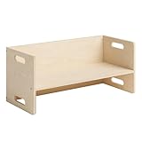 Bellabino AKI 2in1 Kindersitzbank und Kindertisch, Wendebank für Kinder, Montessori...