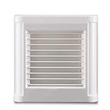 Leiser Abluftventilator, Lüftungsventilator, weißes Quadrat oder Wandventilator...