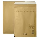 Netuno 10 Stück Luftpolster Versandtasche D4 200 x 275 mm Braun...