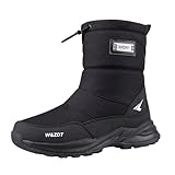 Herren Winterstiefel Outdoor High Top Freizeit Sportstiefel Pull Rope rutschfeste dicke...