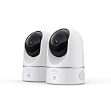 eufy Security Indoor Cam E220, 2er-Pack, 2K Überwachungskamera Innen, WLAN,...