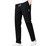 Herrenhose mit tiefen Taschen, lockere Passform, lässige Jogginghose für Laufen,...
