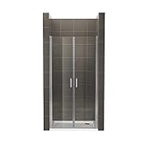Duschtür STELLA 82x180 cm Nischentür Verstellbereich von 82-85 cm, Höhe: 180...