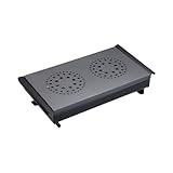 KitchenCraft MasterClass Professional Warmhalteplatte und Tellerwärmer mit 2...